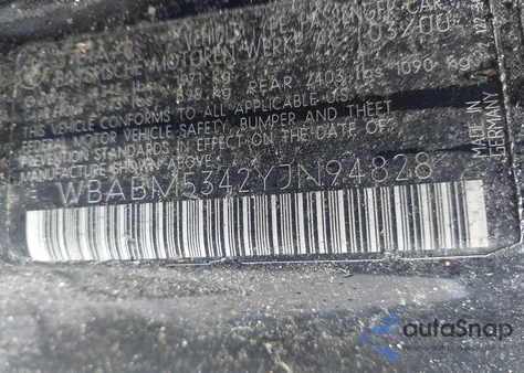 2000 BMW 328 Ci from USA, damaged, VIN WBABM5342YJN94828